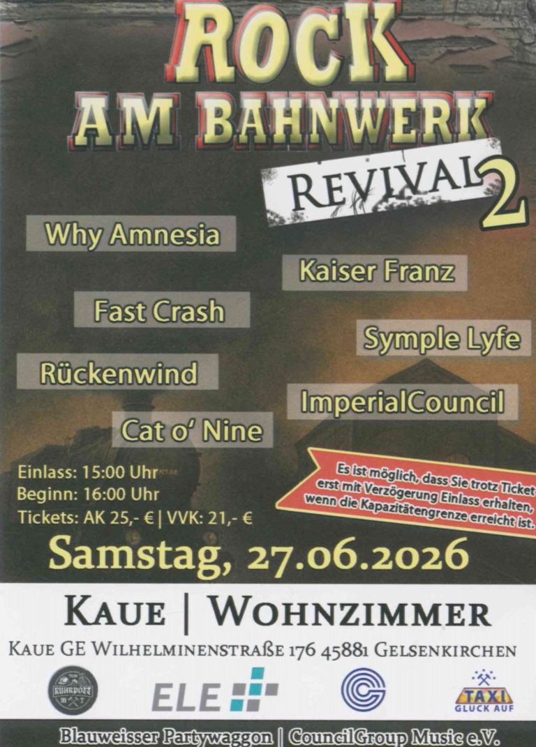 Ticket Bestellen Rock am Bahnwerk 2026