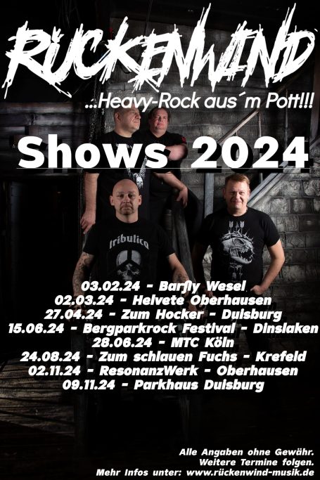 Rückenwind Oberhausen Shows 2024